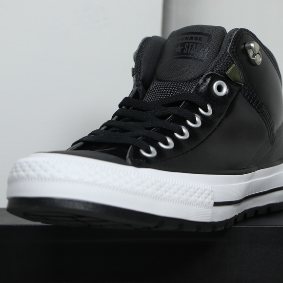 Converse Black Leather All Star Insulation Boots - Picture 3 of 7